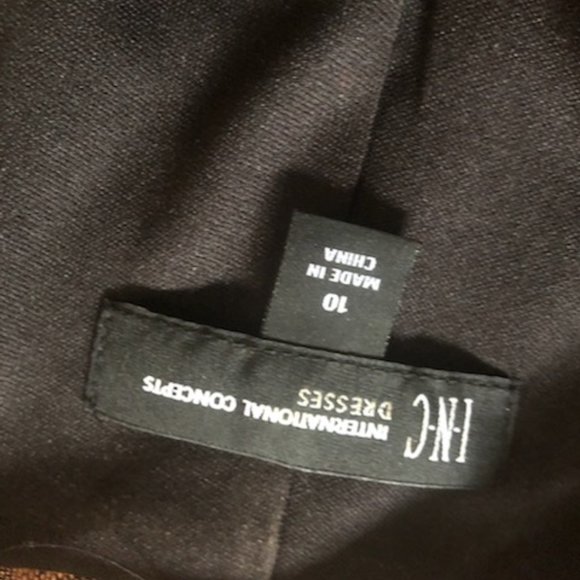 INC Concepts, beautifully draped dress SIZE 10 NWOT - Picture 6 of 6